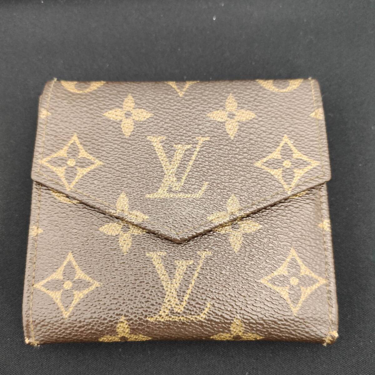 060304 259914 LouisVuitton　ルイヴィトン　三つ折り財布　ポルトモネビエカルトクレディ　モノグラム　ブランド　M61660　USED品_画像2