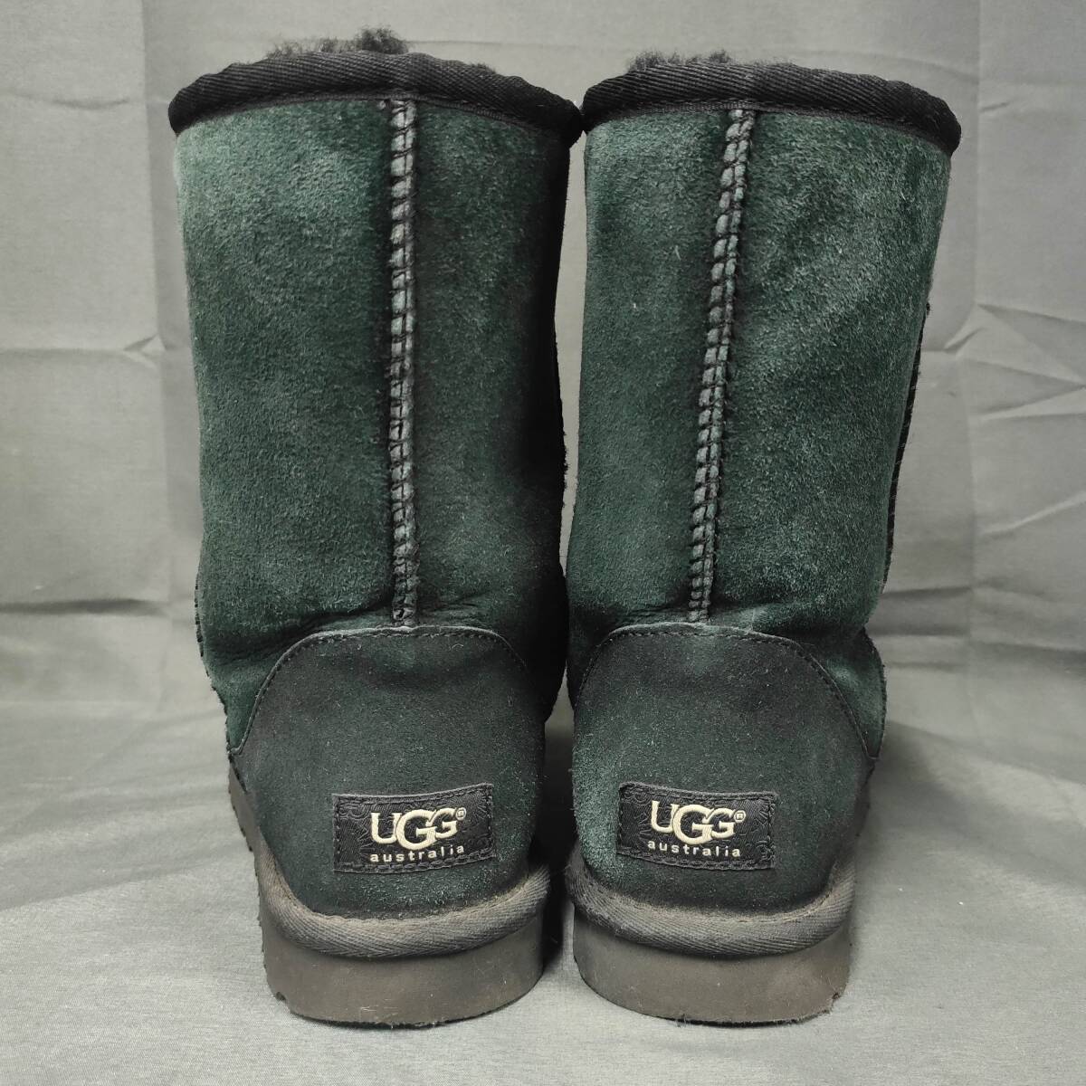 060307 259613 UGG　ブーツ　ボアブーツ　グリーン系　秋冬物　レディース　25ｃｍ　靴　シューズ　USED品_画像5