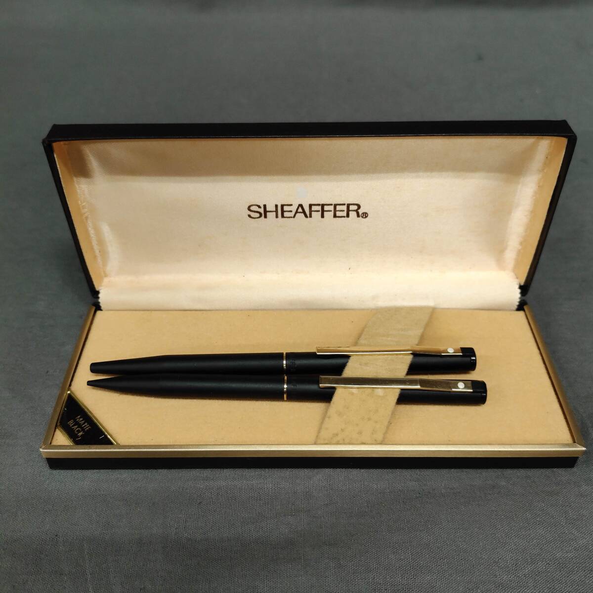 060314 261252 SHEAFFER シェーファー シャープペンシル/ボールペン 2点 ケース付き インクなし一部あり 未筆記の画像1