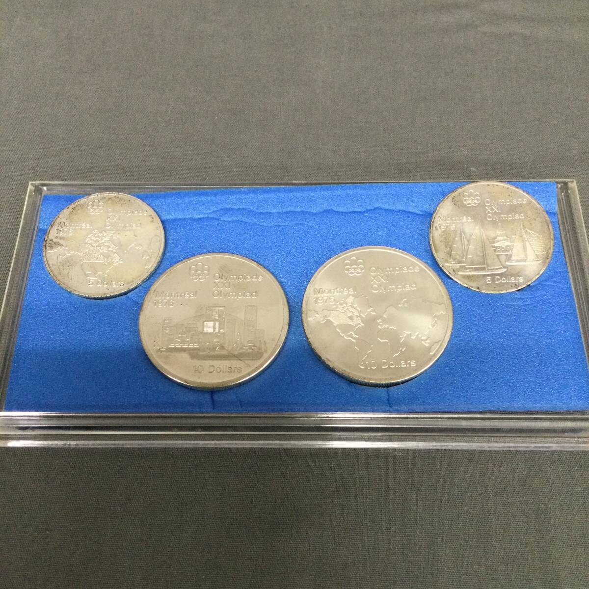 060327 257166 第21回オリンピック モントリオール大会 記念銀貨 記念コイン 日本スポーツメタル協会 コレクション の画像5