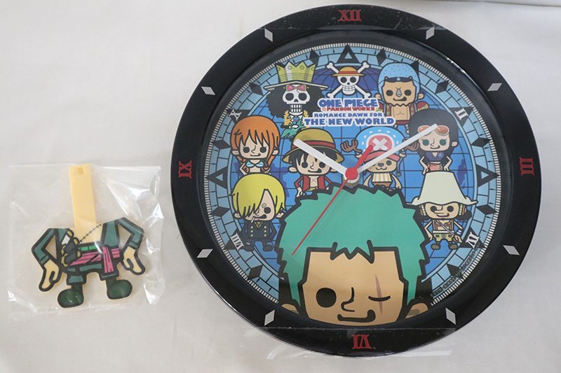 1円スタート 中古 ワンピース ONE PIECE ムービングクロック 壁掛け時計 まとめ売り ルフィ ロロノア・ゾロ 現状品の画像8