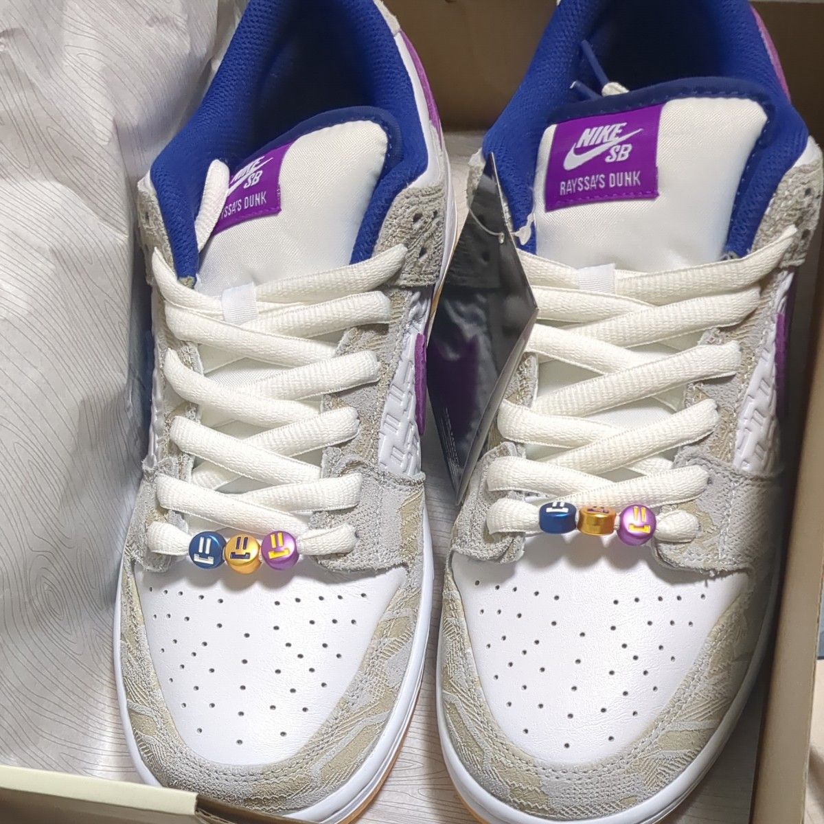 明日まで値下げRAYSSA LEAL × SB DUNK LOW "DEEP ROYAL VIVID PURPLE" 27.5cm