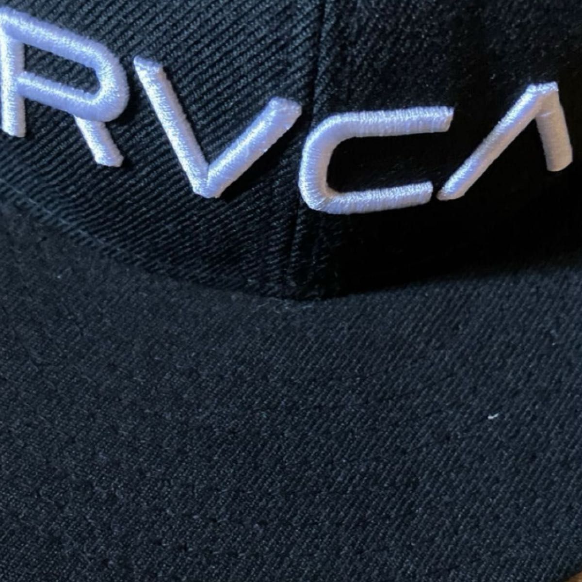 rvca ルーカ　newera ニューエラ　コラボ　キャップ　2008年頃　 帽子 黒　BLACK 60.6センチ