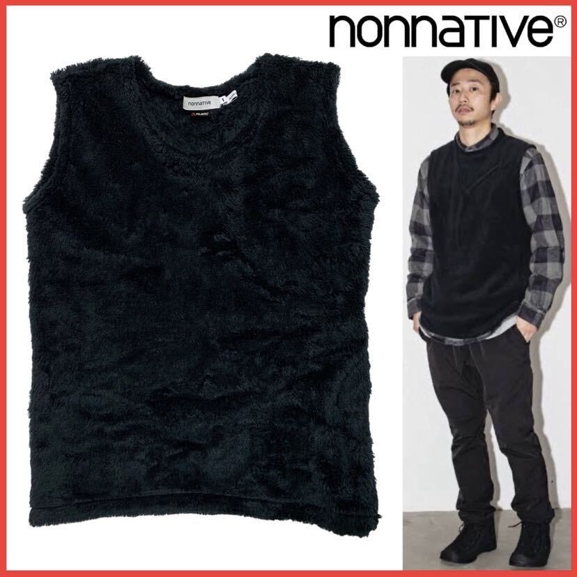 nonnative ノンネイティブ HIKER CREW VEST POLY FLEECE POLARTEC ポーラテック ボア フリース クルーネック ベスト ジャケット カットソーの画像1