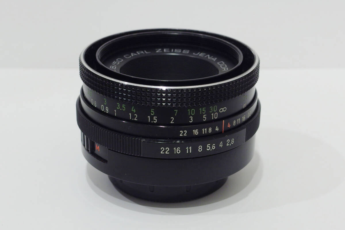 CARL ZEISS JENA DDR TESSAR 50mm F2.8 M42 mount used operation verification practical goods 