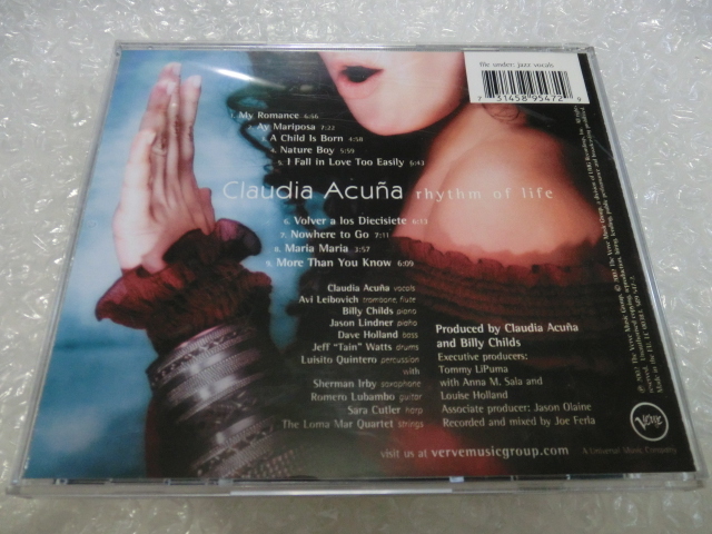 ★即決CD Claudia Acuna Billy Childs Dave Holland Jeff Tain Watts Jason Lindner Sherman Irby 女性 ジャズ・ヴォーカル ラテン 傑作の画像3