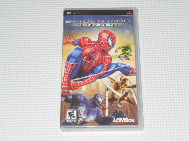 PSP★SPIDER-MAN FRIEND OR FOE 海外版 北米版★箱付・説明書付・ソフト付