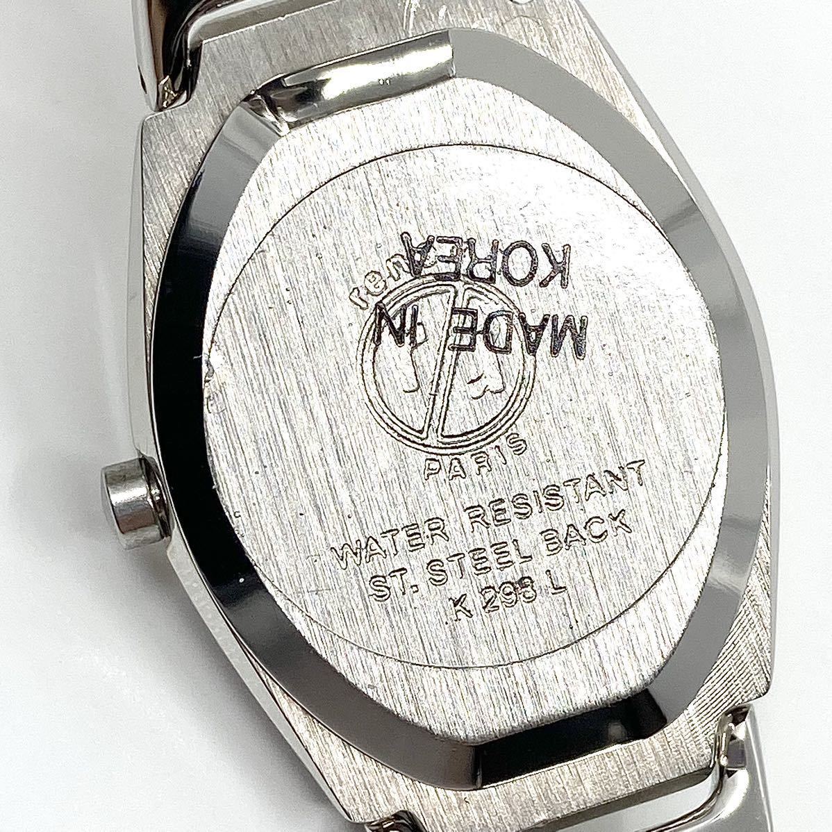 美品 renoma PARIS 腕時計 アラビアン 3針 クォーツ quartz シルバー 銀 レノマ Y582_画像8