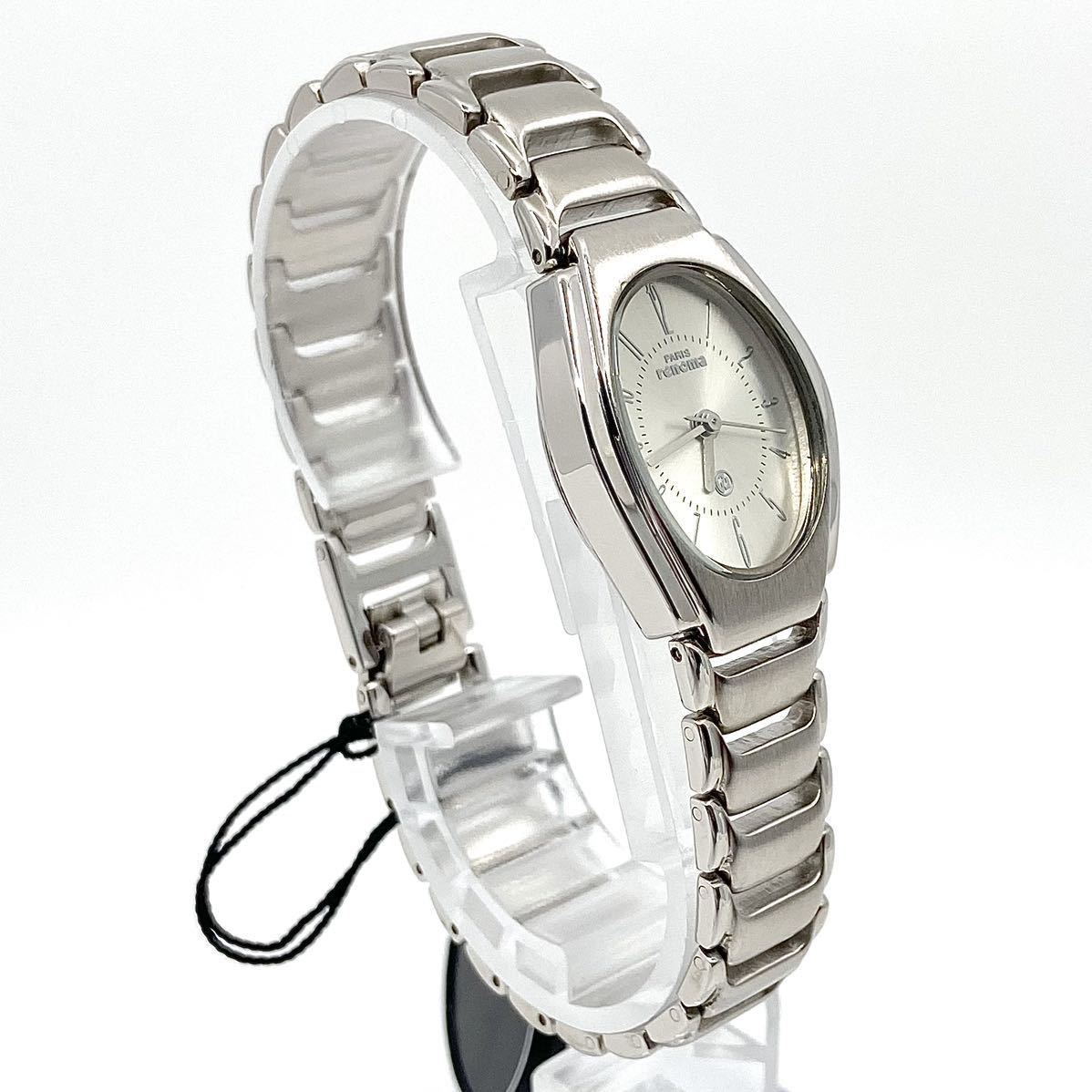 美品 renoma PARIS 腕時計 アラビアン 3針 クォーツ quartz シルバー 銀 レノマ Y582_画像3