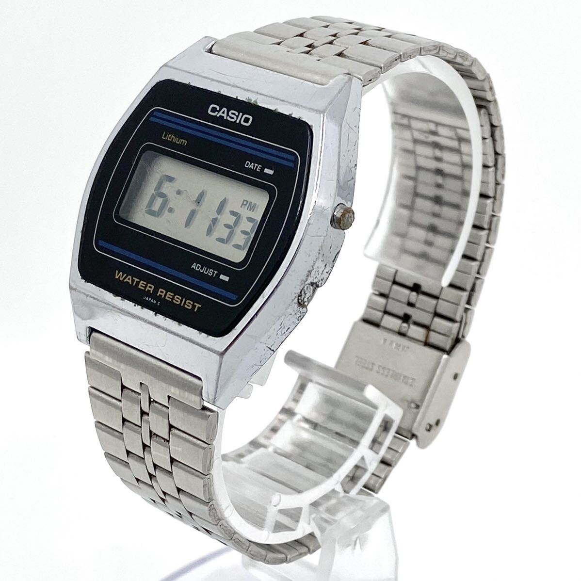 CASIO 腕時計 デジタル チープカシオ B612W シルバー 銀 カシオ Y610の画像2