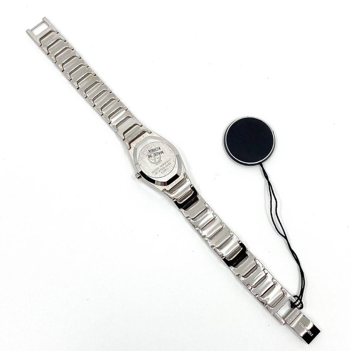 美品 renoma PARIS 腕時計 アラビアン 3針 クォーツ quartz シルバー 銀 レノマ Y582_画像7