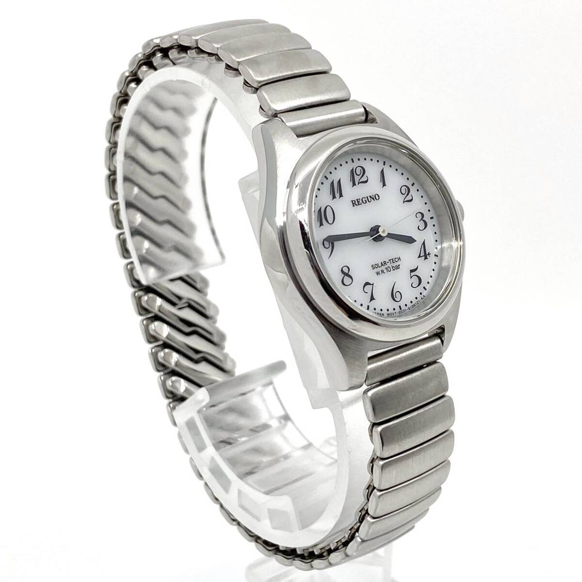 CITIZEN REGUNO wristwatch solar solar Arabia n 3 hands .. belt silver silver Citizen Regno Y621