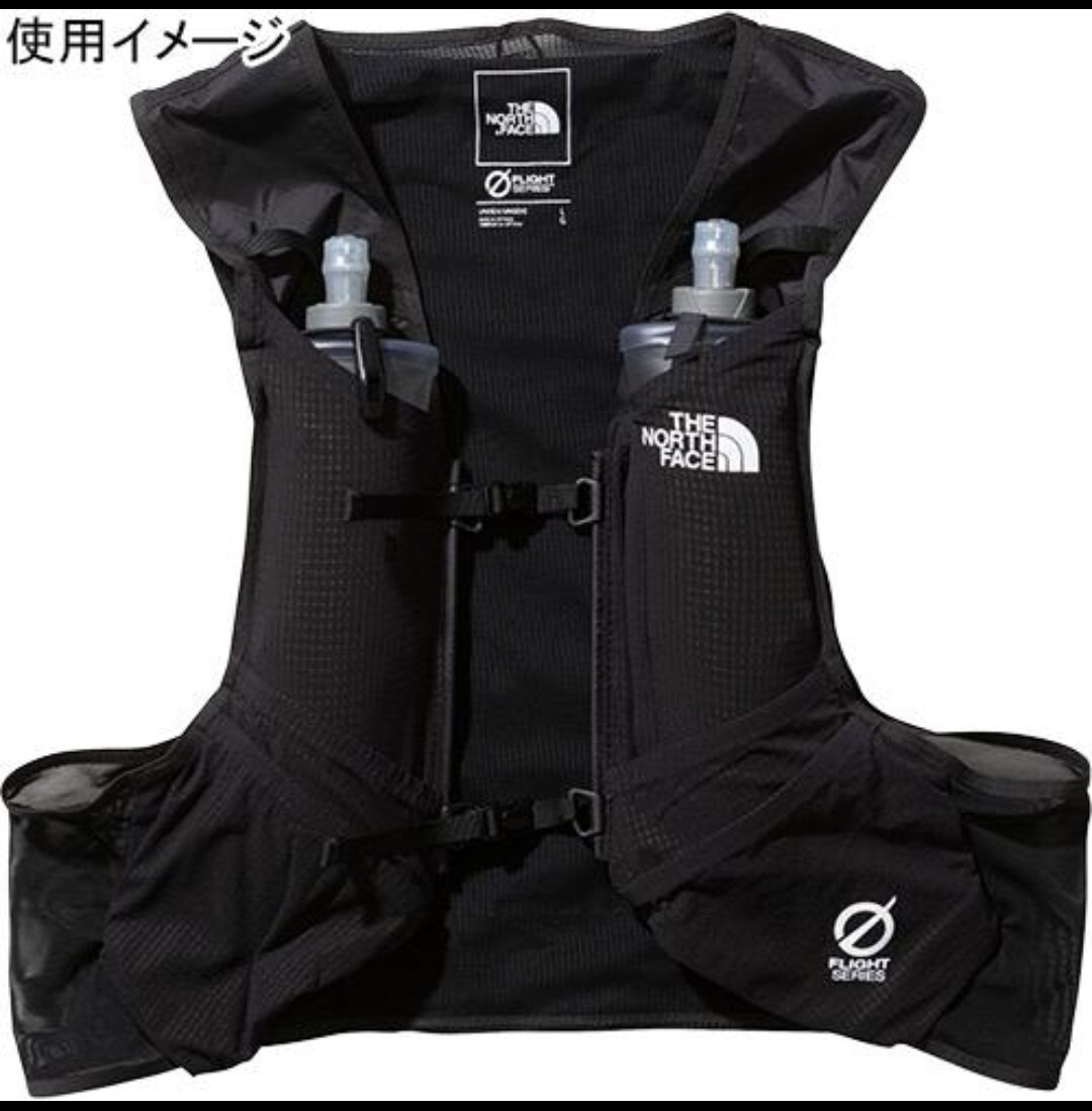 THE NORTH FACE ザ・ノース・フェイス トレラン ザック ベスト ノースフェイス ブラック サイズL_画像3