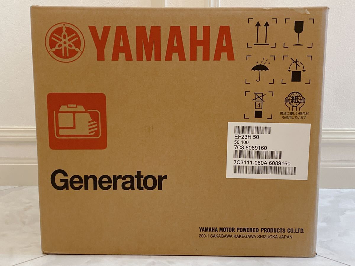 新品 未開封品 YAMAHA 発電機 EF23H 50Hz Generator ヤマハ 箱あり スタンダード_画像1