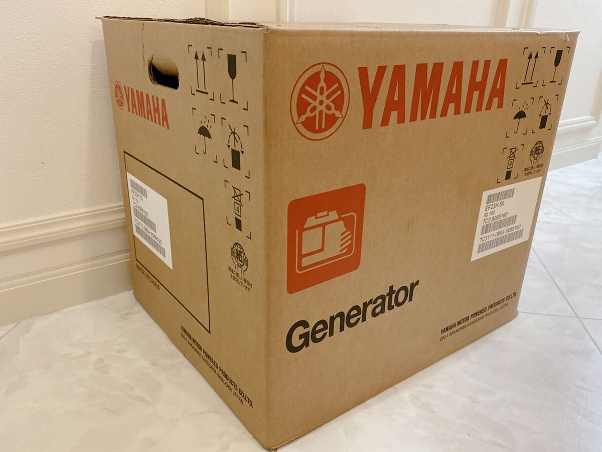 新品 未開封品 YAMAHA 発電機 EF23H 50Hz Generator ヤマハ 箱あり スタンダード_画像2