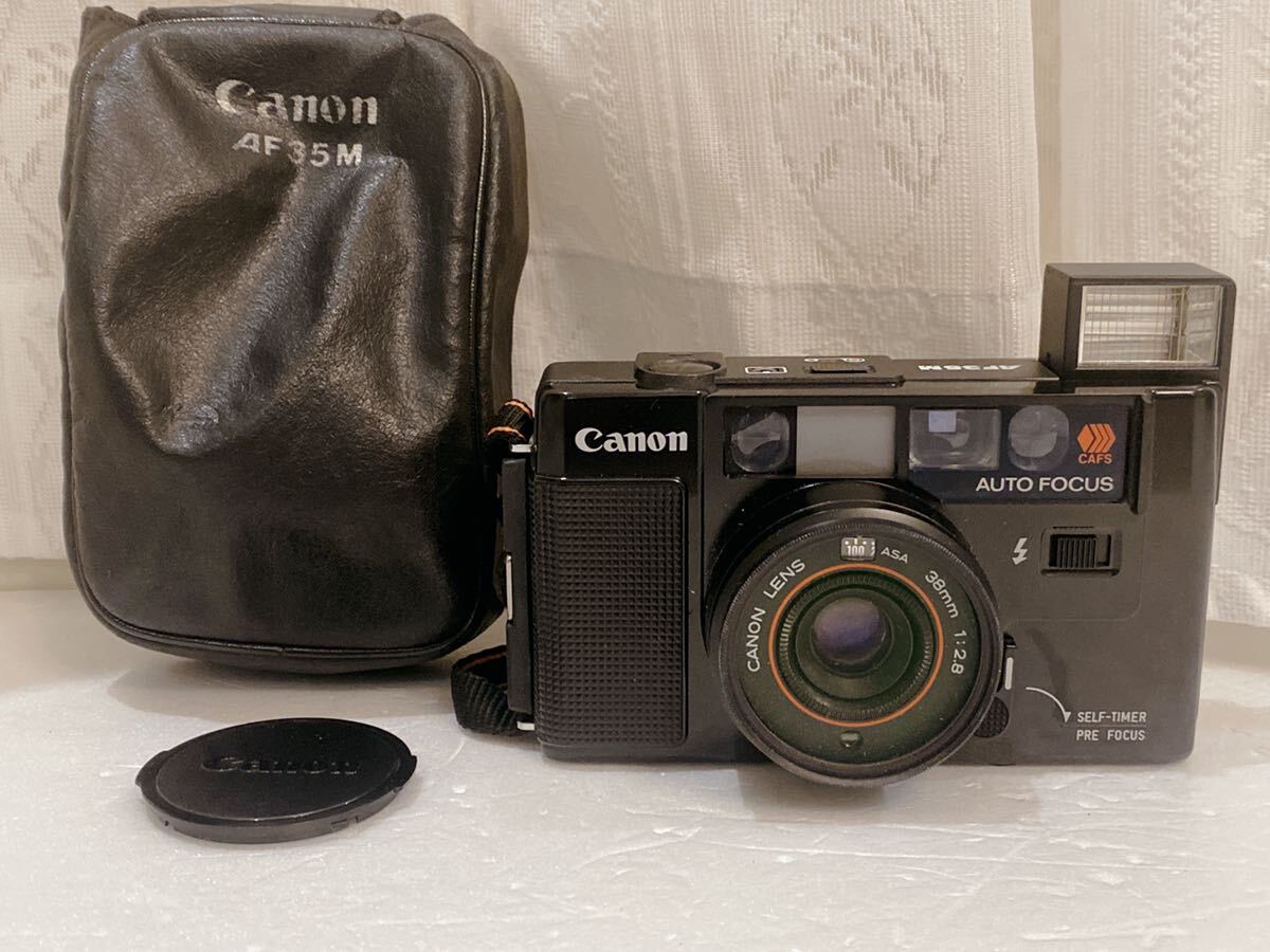 美品 Canon AF35M コンパクトフィルムカメラ 初代オートボーイ オートボーイ キヤノン _画像1