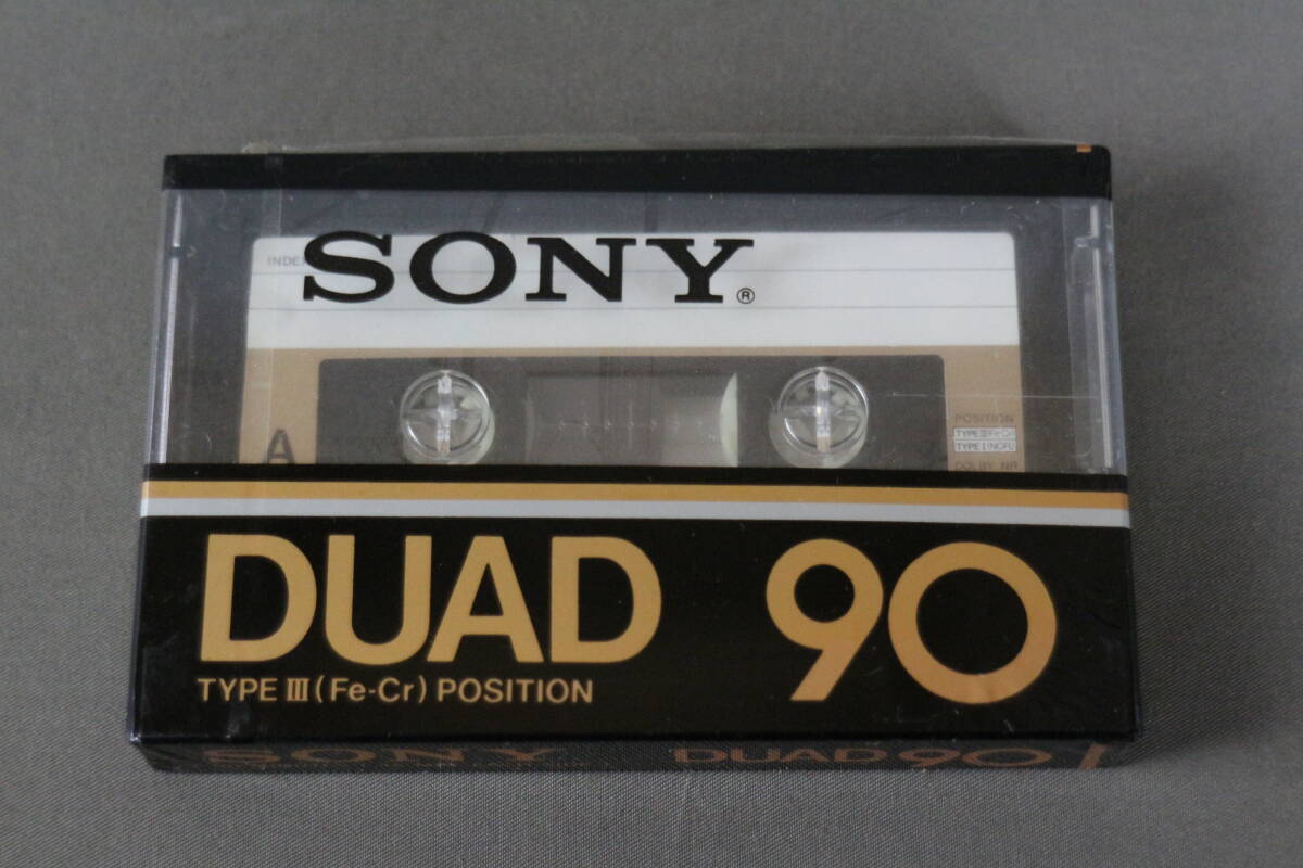 SONY ソニー カセットテープ DUAD90 TYPEⅢ(Fe-Cr) 未使用 未開封(記録