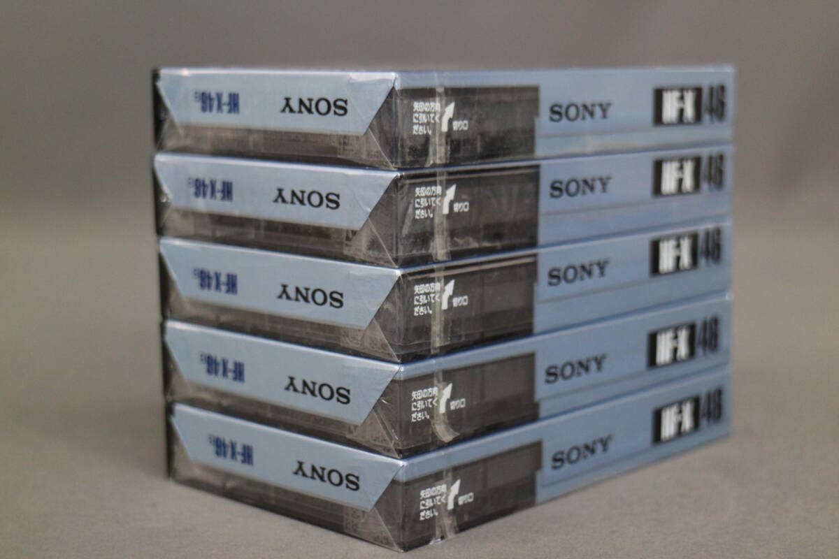 SONY ソニー カセットテープ HF46 HF-X46 TYPEⅠ ノーマルポジション 未使用 未開封 7本_画像4