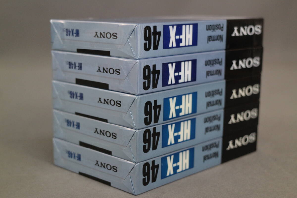SONY ソニー カセットテープ HF46 HF-X46 TYPEⅠ ノーマルポジション 未使用 未開封 7本_画像5