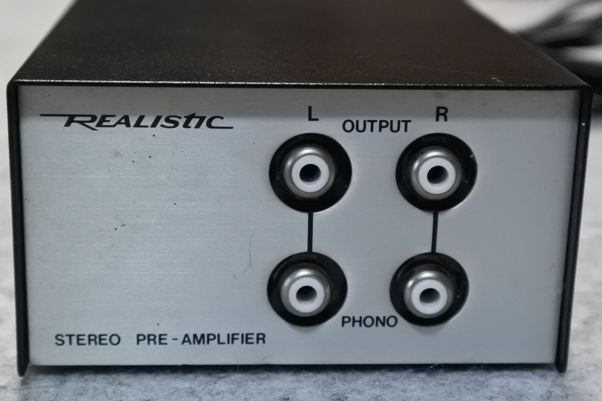 米国 Realistic 社製 Stereo レコード用  Preamplifier（EQ）ステレオプリアンプ イコライザーアンプ AC100V使用可の画像2