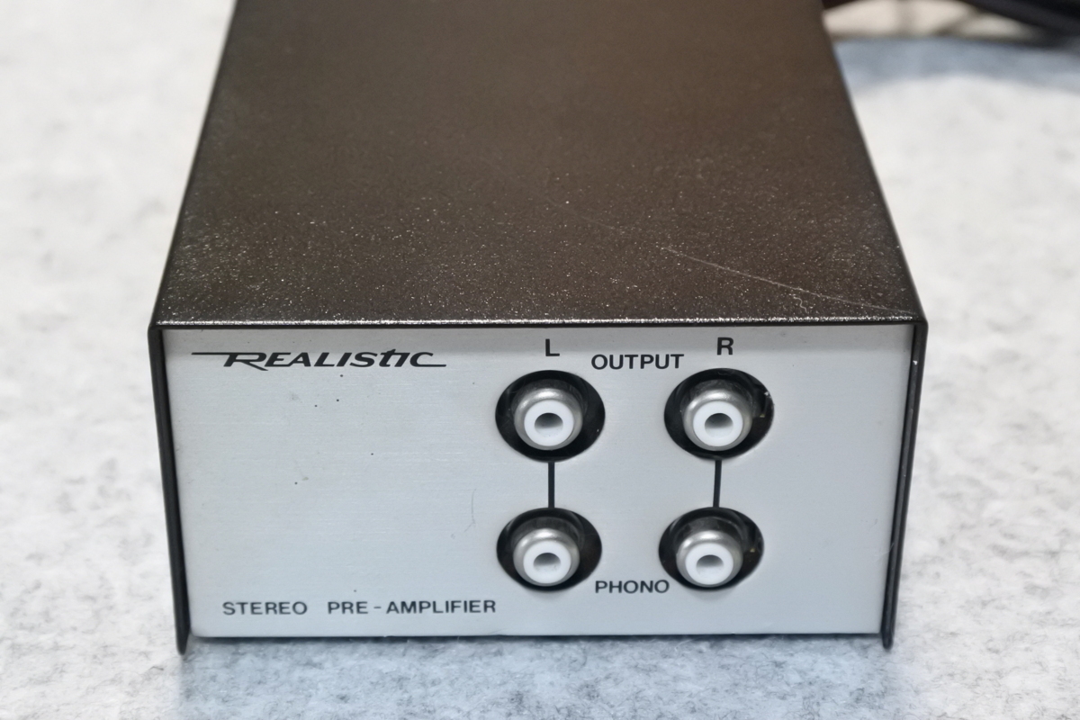 米国 Realistic 社製 Stereo レコード用  Preamplifier（EQ）ステレオプリアンプ イコライザーアンプ AC100V使用可の画像3
