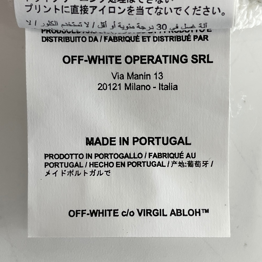 OFF WHITE オフホワイト 18SS ホワイト モナリザ スウェットパーカー トップス XS ホワイト メンズ_画像6