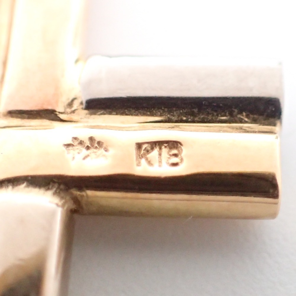 ICHIMATSU  город ... K18 5 цвет   крест    подвеска  ＆ 925   серебристый  цепь    ожерелье   золотой /  серебристый 