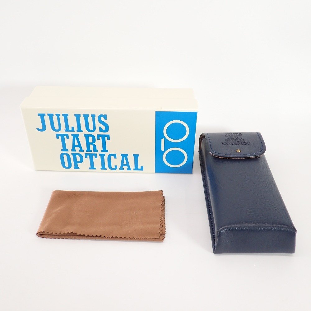 【美品】JULIUS TART OPTICAL ジュリアスタートオプティカル AR-46-22 PL-002A カラーレンズ ウェリントン メガネフレーム 眼鏡の画像10