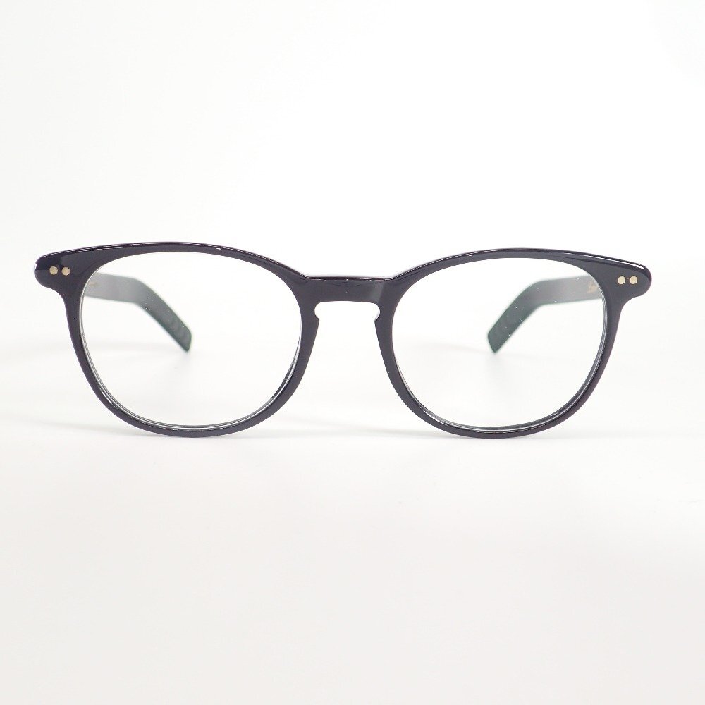 【美品】Lunor ルノア A6 251 col.01 ブラック ボストン メガネフレーム 眼鏡 51□20-145_画像2