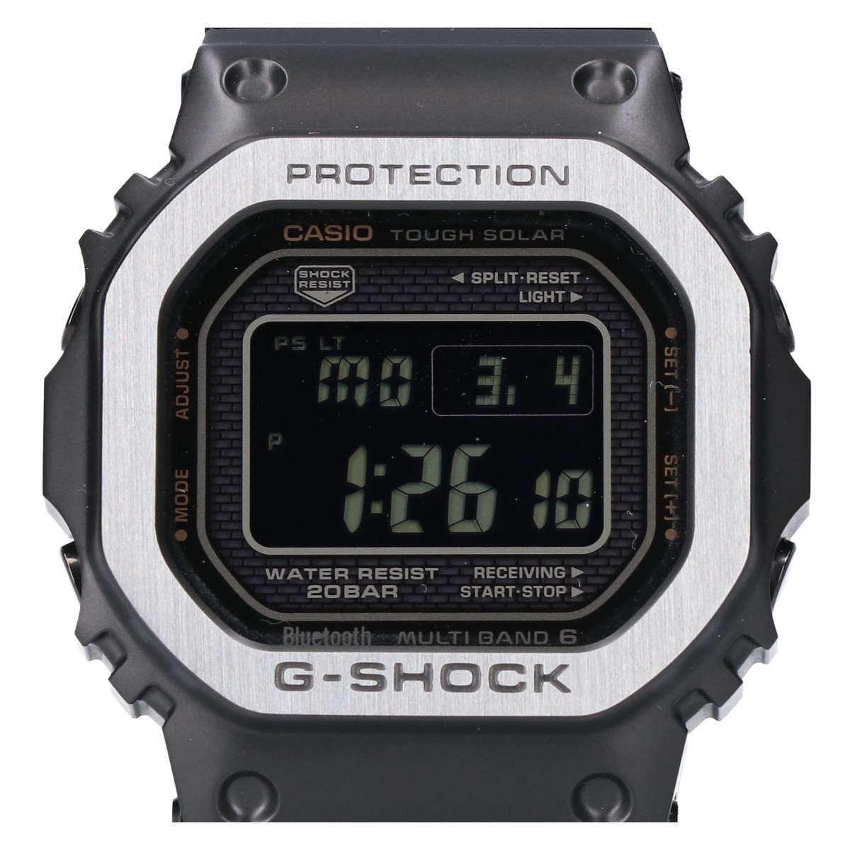 新品同様 G-SHOCK ジーショック GMW-B5000MB-1JF FULL METAL 5000 SERIES マルチバンド6 タフソーラー電波 腕時計 ブラックの画像2
