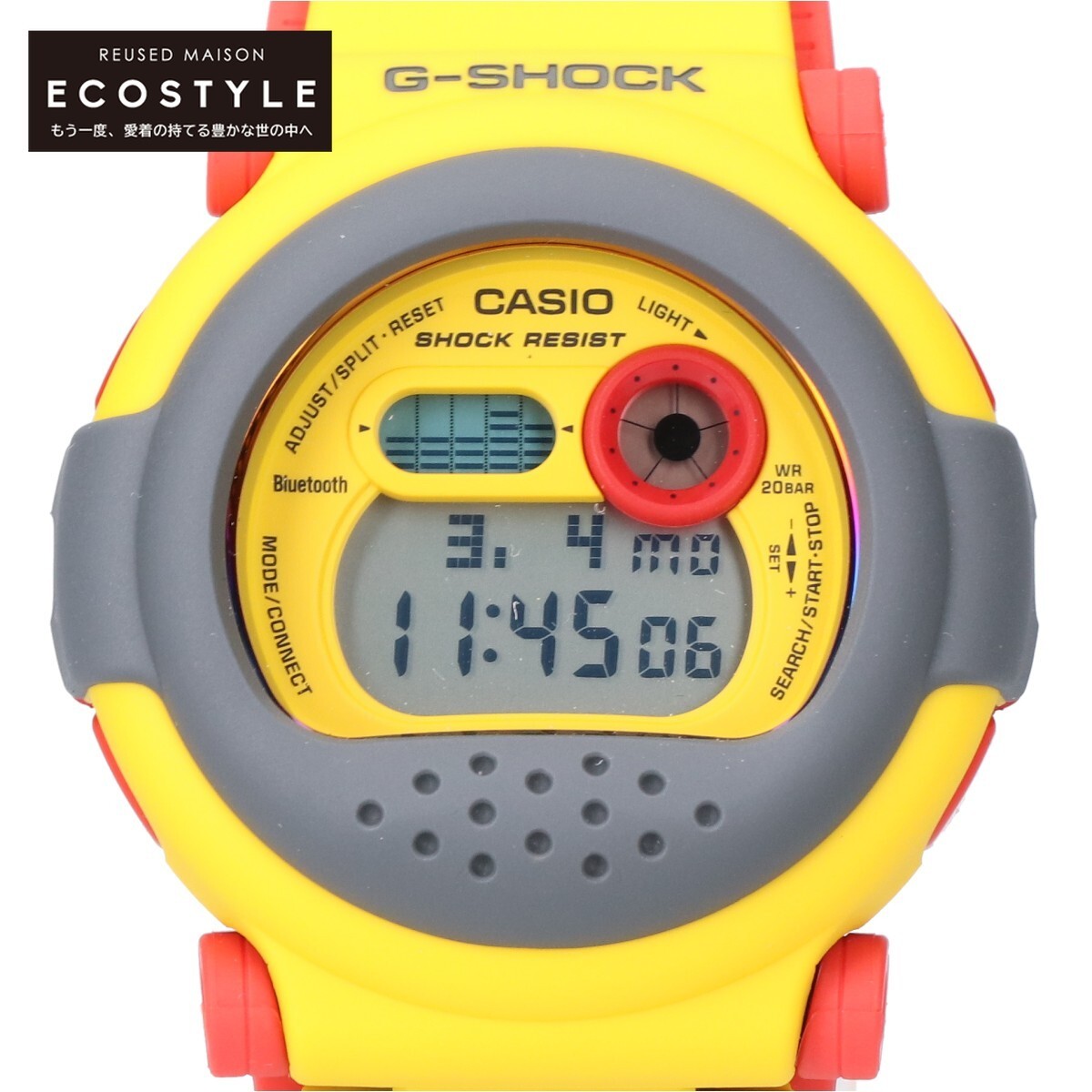 新品未使用 G-SHOCK ジーショック G-B001MVE-9JR DIGITAL DW-001 SERIES デジタル 腕時計 イエロー