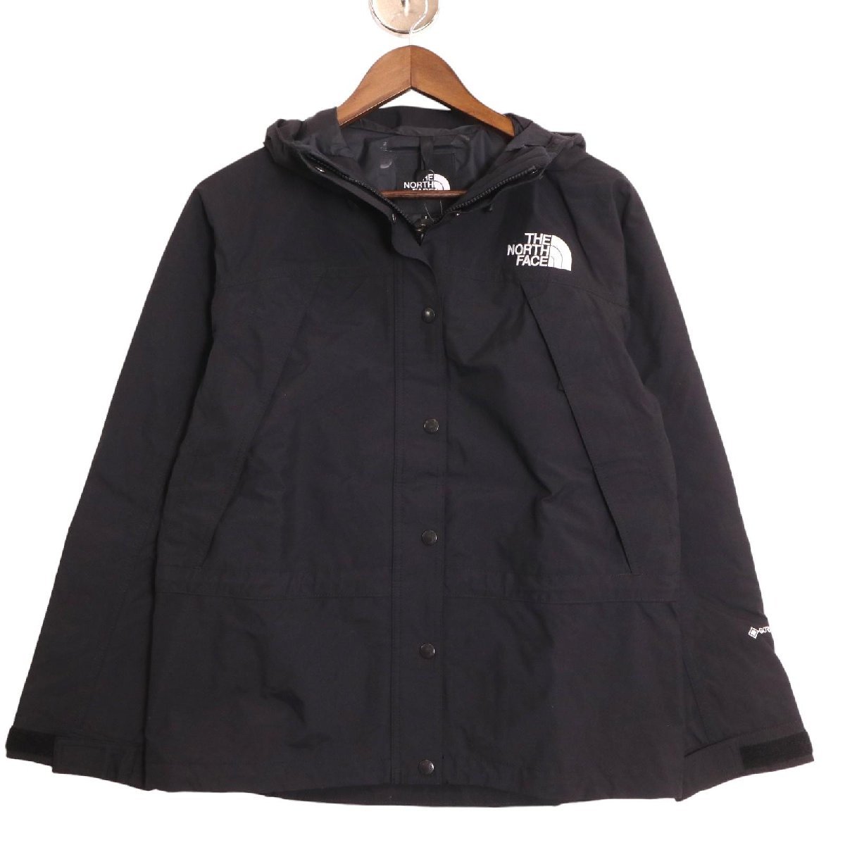 THE NORTH FACE ノースフェイス ブラック NPW62236 マウンテンライトジャケット ブラック L ジャケット ナイロン レディース 中古_画像2