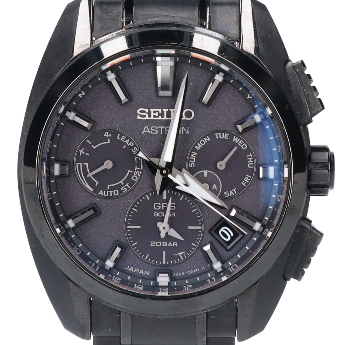SEIKO セイコー SBXC069 5X53-0AV0 グローバルライン スポーツ アストロン GPSソーラー 腕時計 オールブラック メンズ_画像2