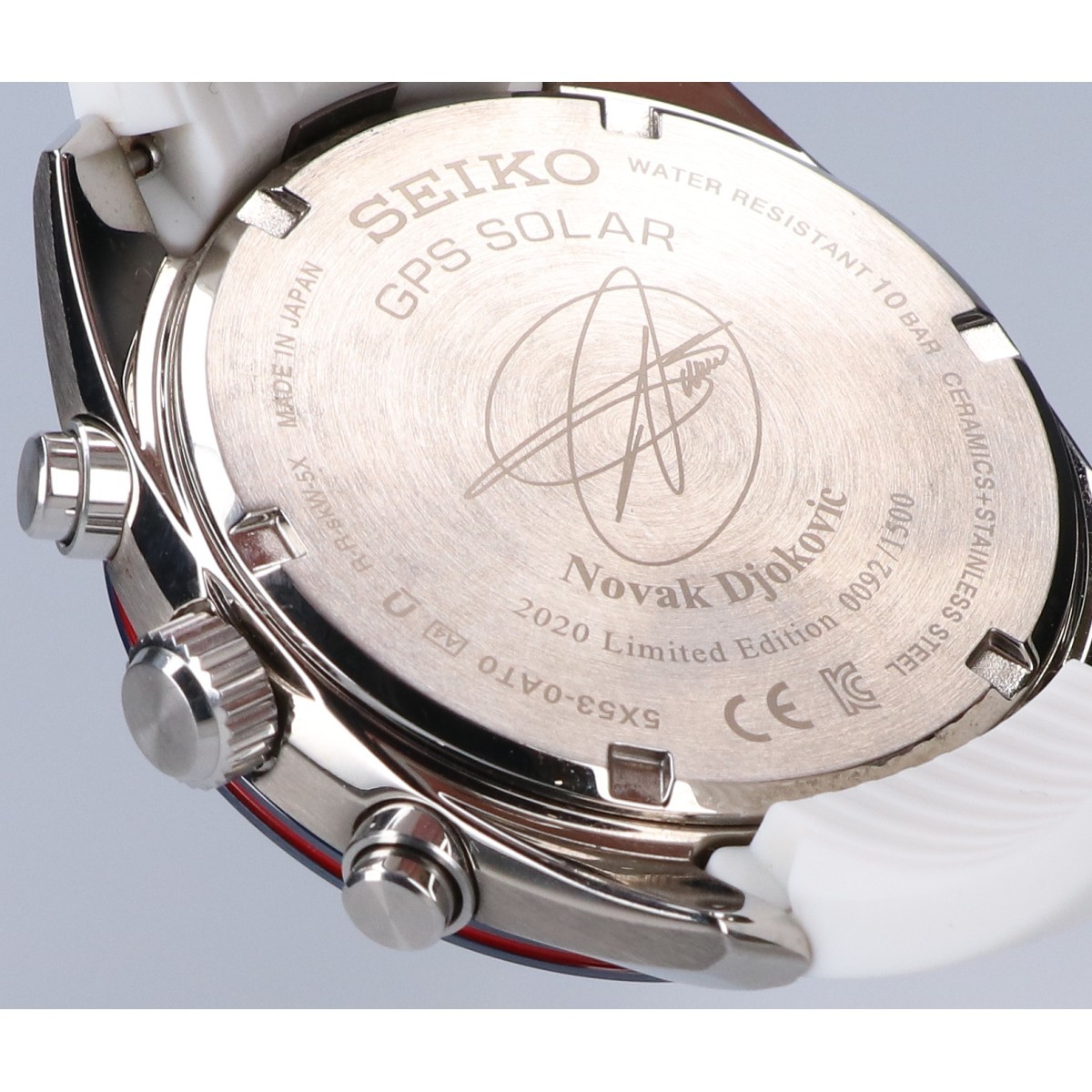 SEIKO セイコー SBXC045 5X53-0AT0 アストロン ノバク・ジョコビッチ 2020年限定モデル ソーラー電波 腕時計 メンズ_画像8