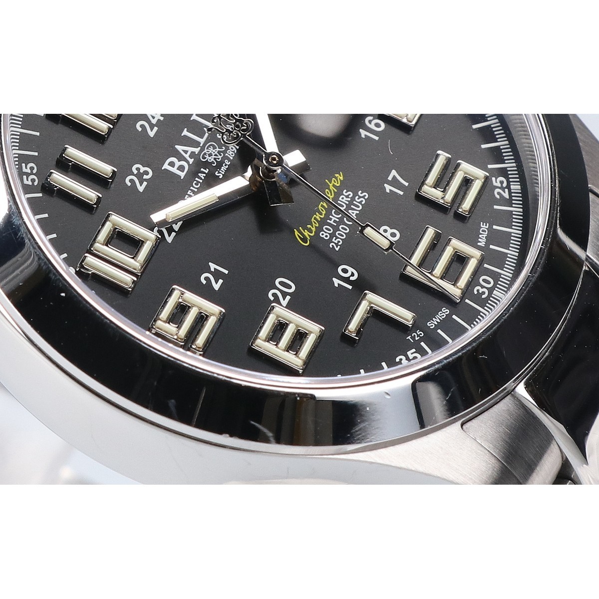 BALL WATCH ball watch NM9032C-S2CJ-BK1 engineer M Pioneer self-winding watch wristwatch silver men's 