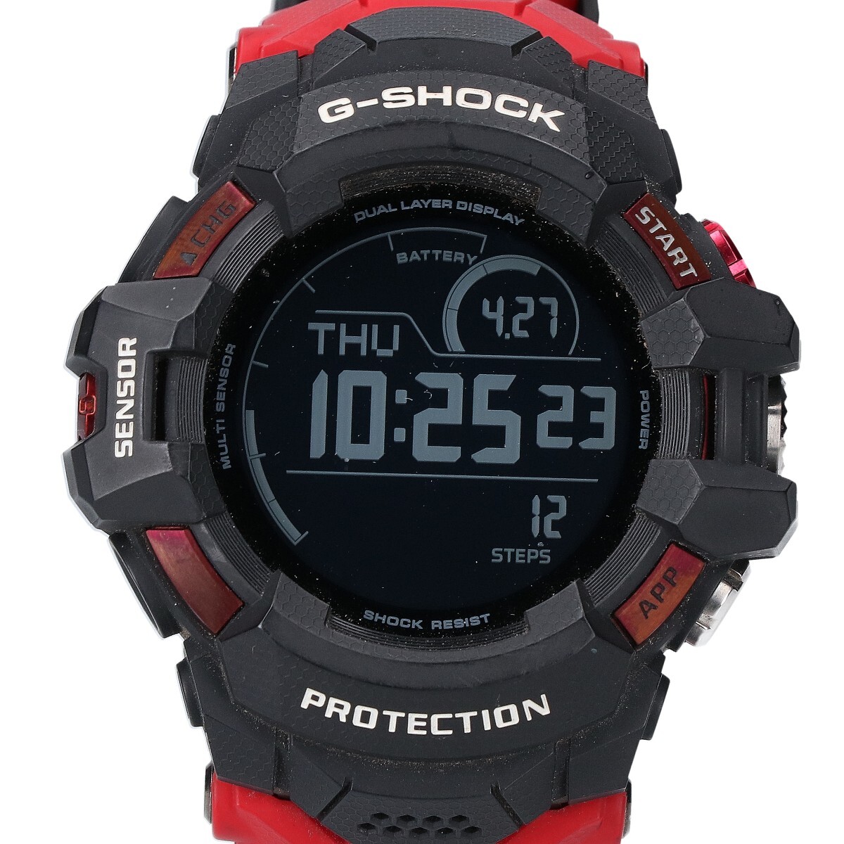 CASIO カシオ GSW-H1000-1A4JR G-SQUAD PRO デジタル 腕時計 ブラック/レッド メンズ_画像2