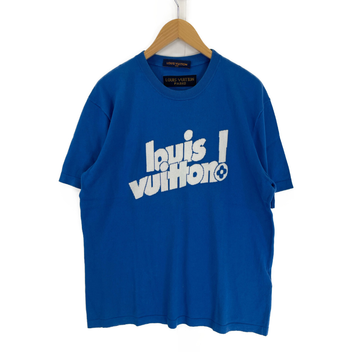 LOUIS VUITTON ルイヴィトン RM212 DB0 HLN84W 21AW エブリデイ LV クルーネック ニット Tシャツ XL メンズ_画像2