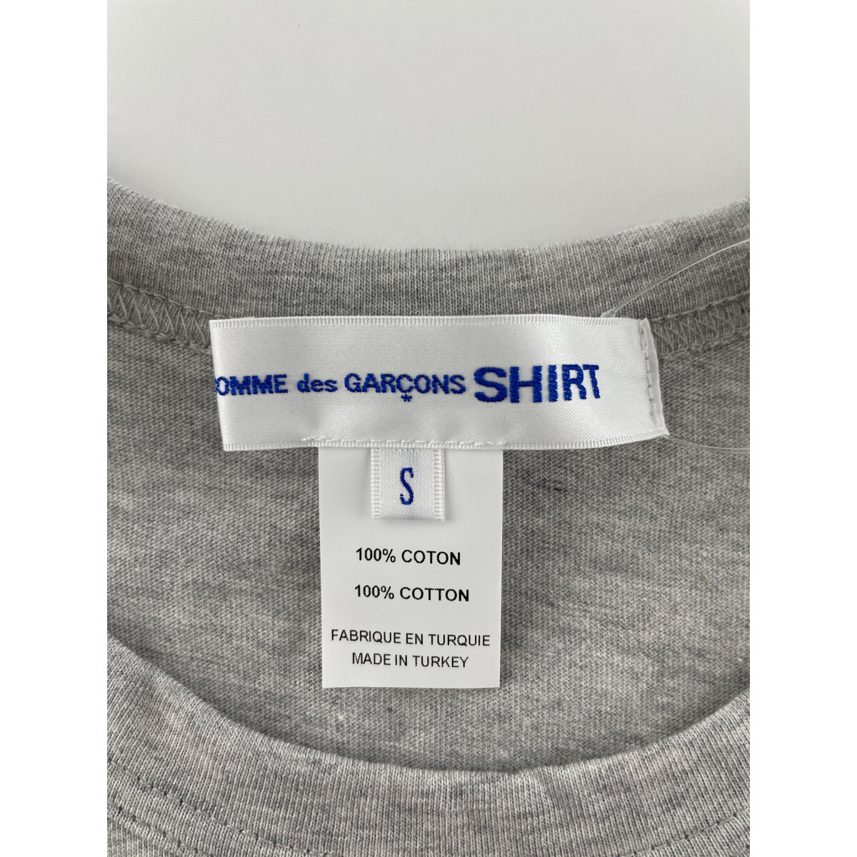 COMME des GARCONS SHIRT コムデギャルソンシャツ グレー 2023年春夏 ブレット・ウェストフォール Tシャツ S メンズ_画像4