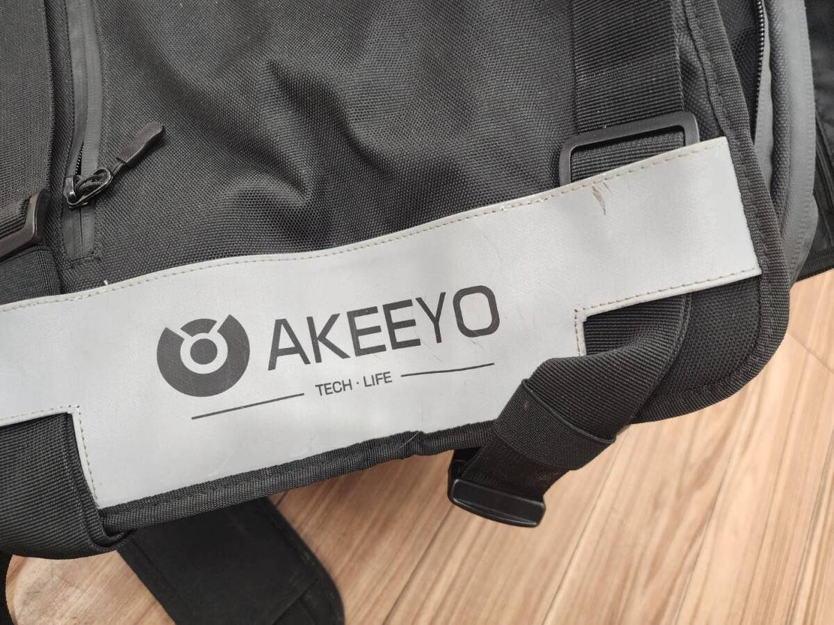 R60320　AKEEYO　バイク用　ツーリングシートバッグ　45-54L 容量可変　バイクバッグ　折り畳む設計　コンパクトに収納_画像2