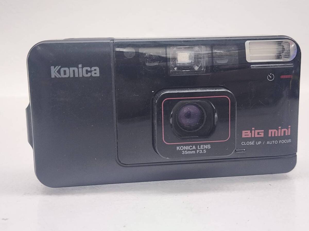 ★ R60328　Konica コニカ　BIG mini ビッグミニ　KONICA LENS 35mm F3.5　コンパクトカメラ ★_画像1