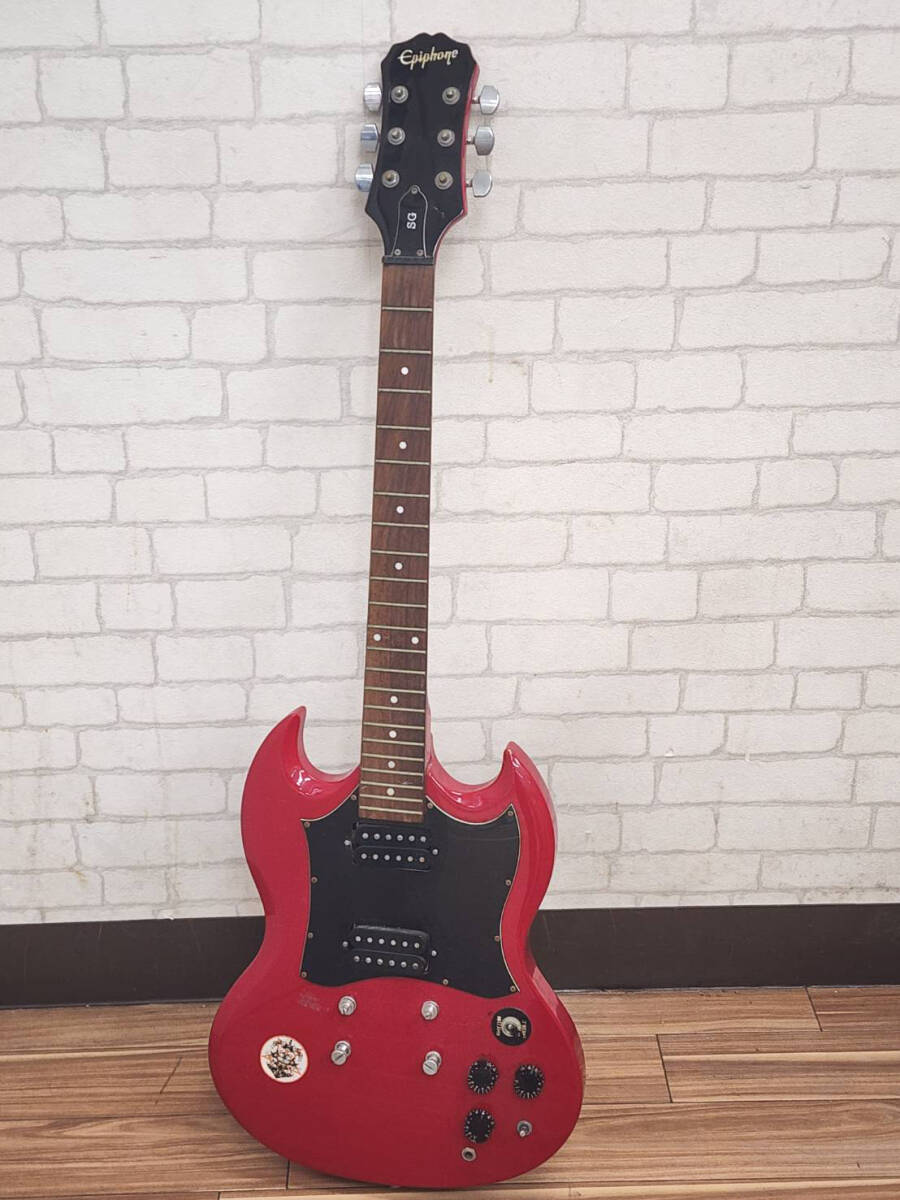 R60301　Epiphone エピフォン　SG エスジー　エレキギター　弦楽器　現状渡し_画像1