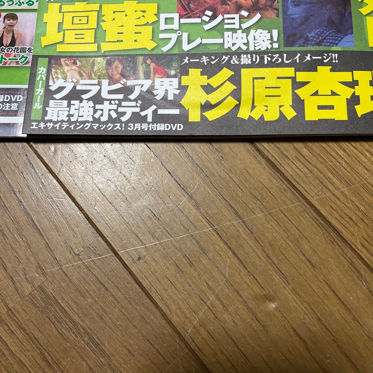 エキサイティングマックス 2013 年　杉原杏璃　DVD付き　 表紙　巻頭　雑誌　ex max DVD