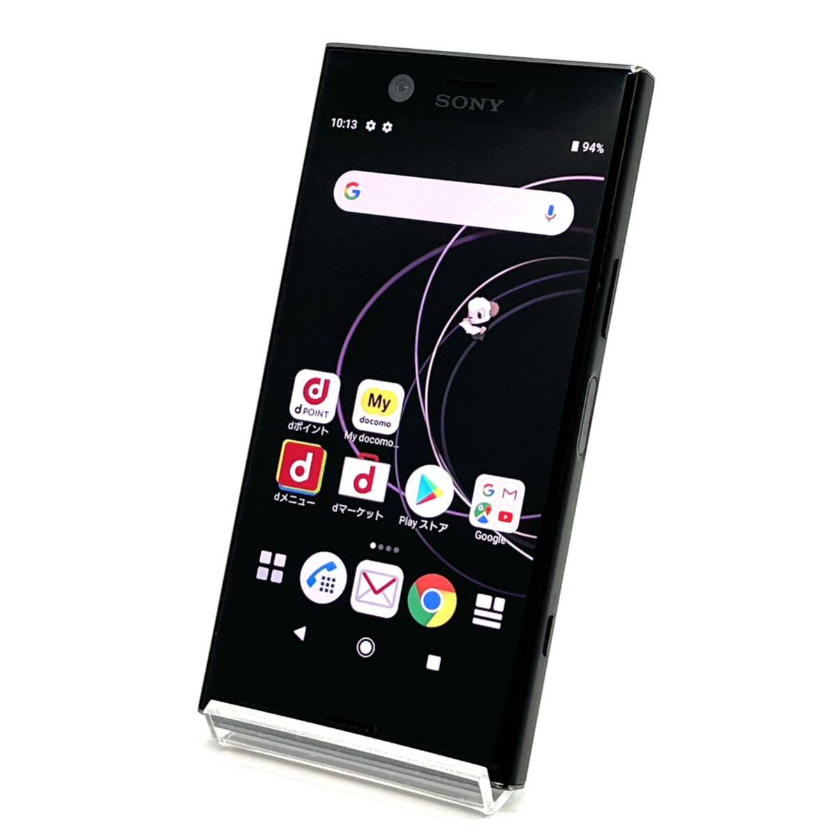 良品 Xperia XZ1 Compact SO-02K ブラック docomo SIMフリー 白ロム スマホ本体 送料無料 Y13MRの画像1