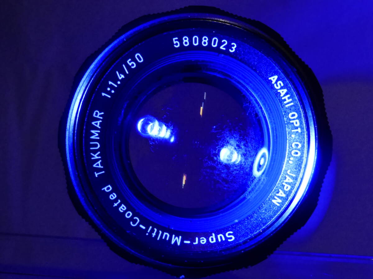 ASAHI PENTAX Super-Multi-Coated TAKUMAR 50mm f1.4 カメラレンズ_画像7