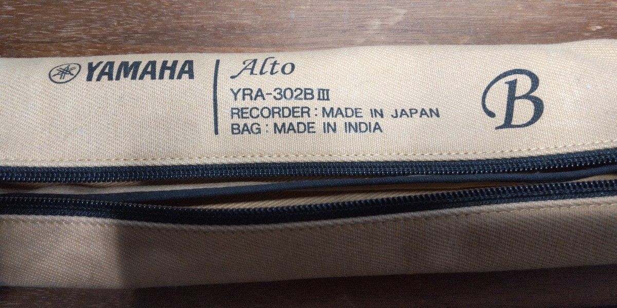 中古　 YAMAHA　バロック式リコーダー ALTO　YRA-302B