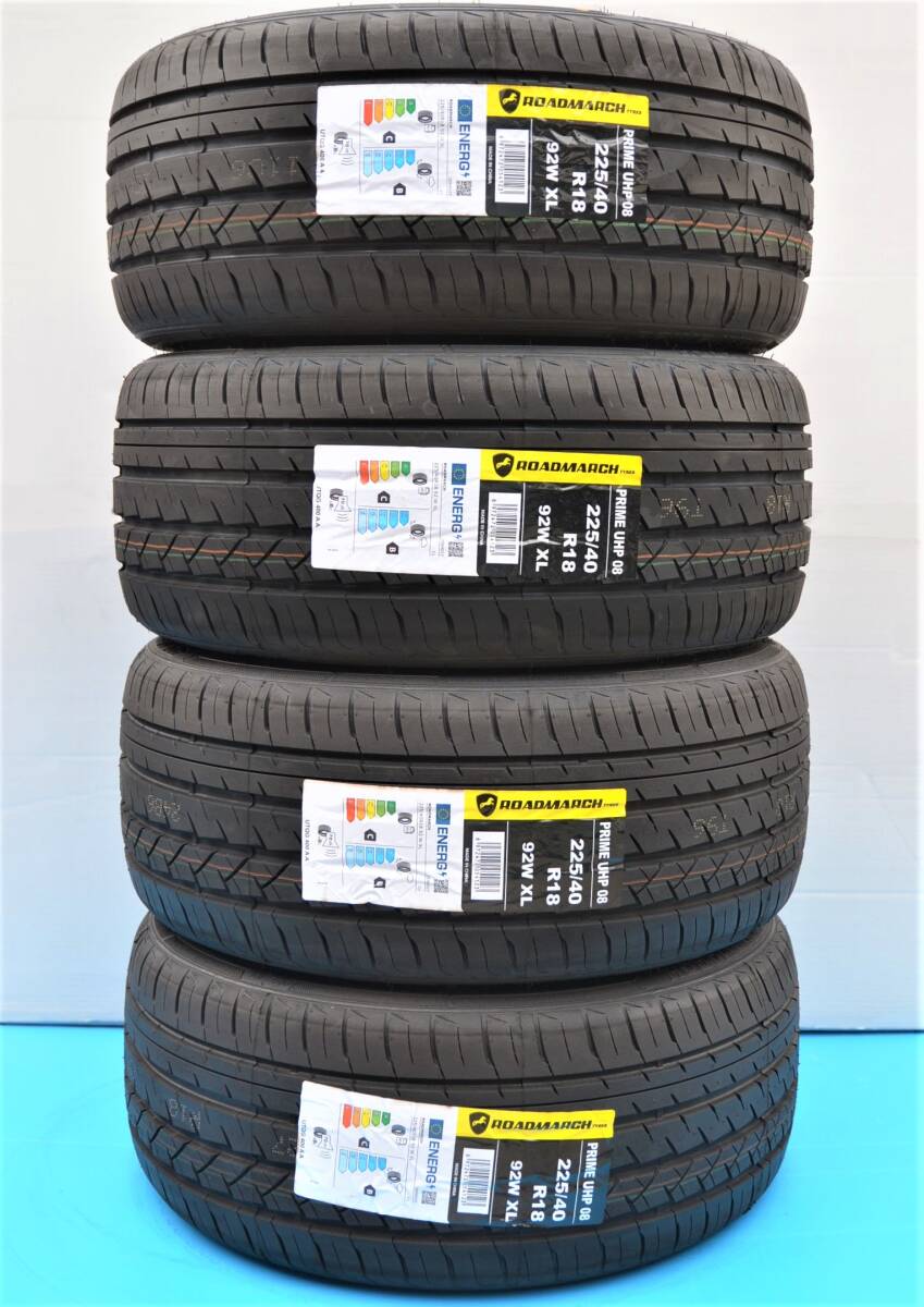 225/40R18 4本セット - MINI ミニ F54 クラブマン 用に / ( 18インチ 18x8J +47 ・ 5h 112 ) 新品 / 4本価格_4本タイヤホイールセット出品 (4本価格)