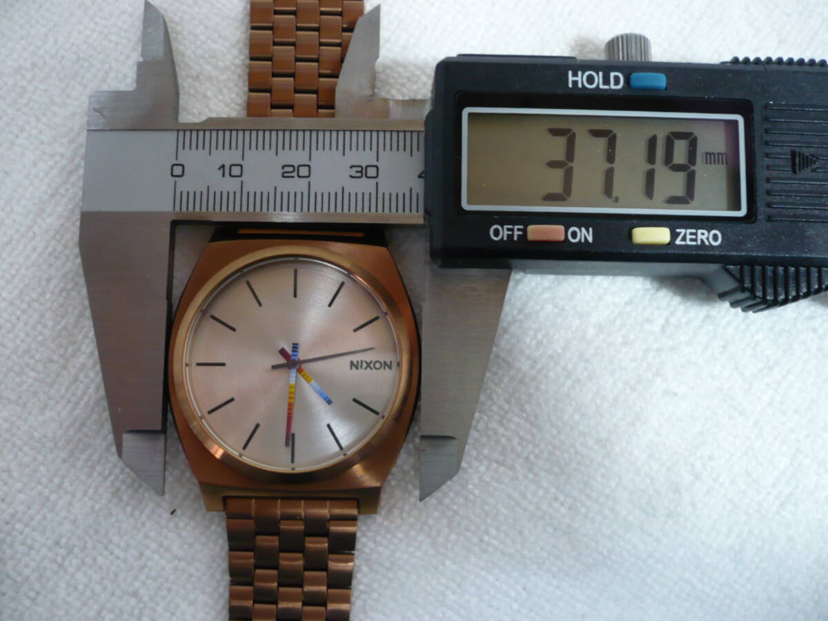  unused! Nixon Time Teller TIME TELLER COPPER / SERAPE *2024 year 3 month 17 day, battery exchange is doing.