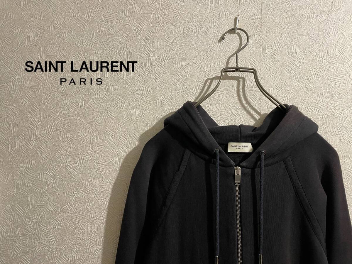 ◯ イタリア製 SAINT LAURENT エディ期 スウェット ジップ ◯ イタリア製 SAINT LAURENT エディ期 スウェット ジップ