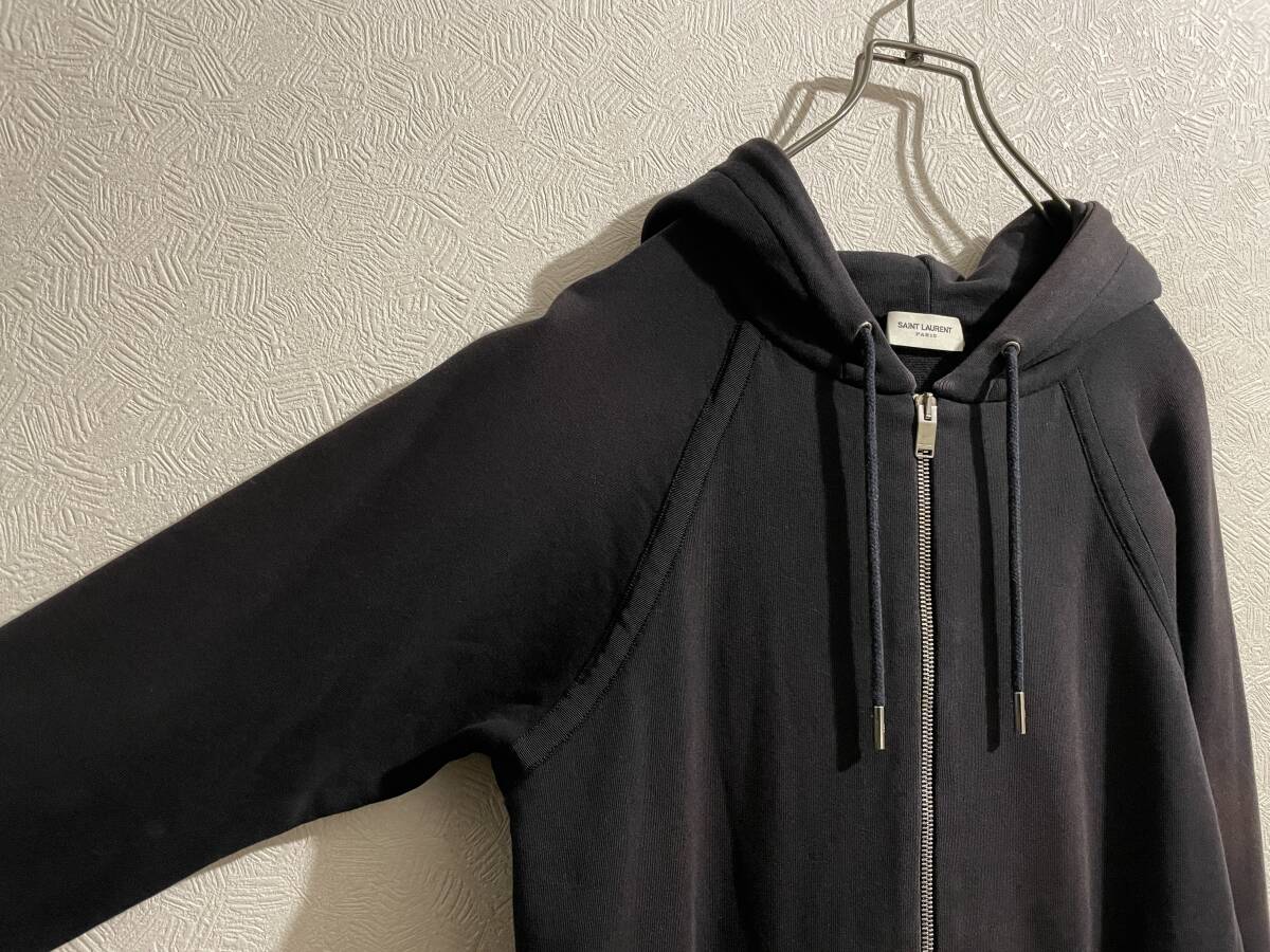 ◯ イタリア製 SAINT LAURENT エディ期 スウェット ジップ ◯ イタリア製 SAINT LAURENT エディ期 スウェット ジップ