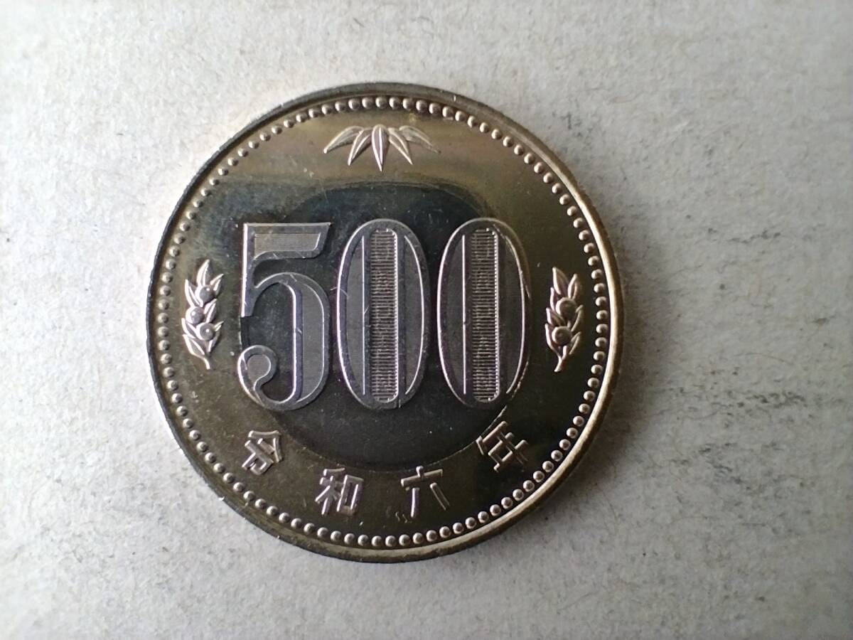 令和6年 500円貨 新500円硬貨　500円玉　令和六年　五百円貨 五百円硬貨　五百円玉　コイン メダル　貨幣　硬貨　即決_画像1